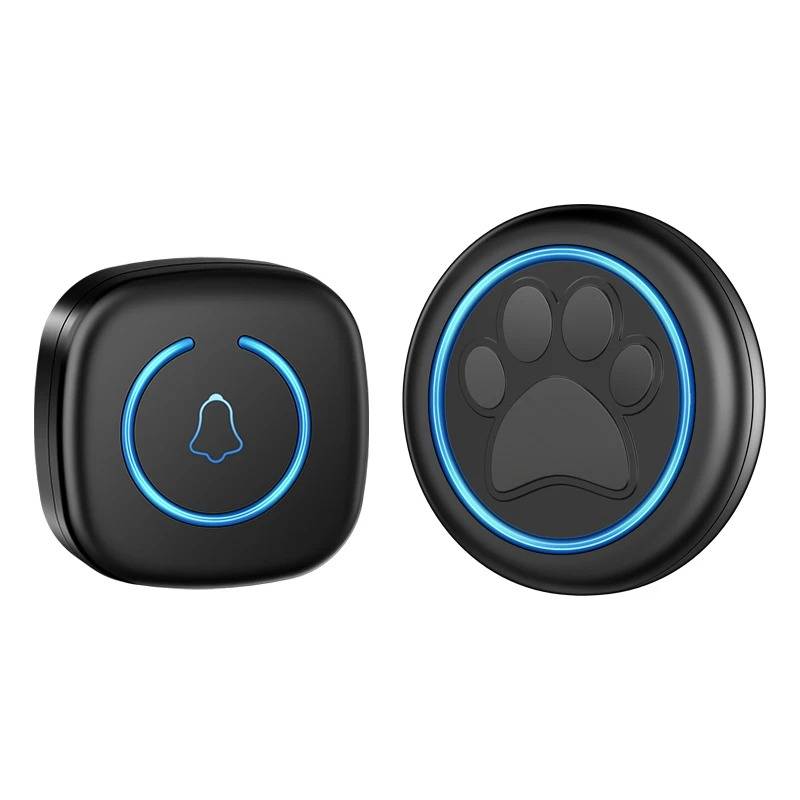 Belro dog door bells with electronic design, featuring a sleek, modern look for easy pet signaling and training.