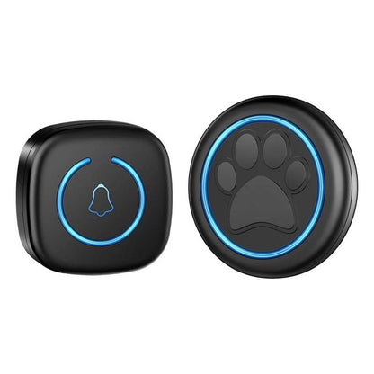 Belro dog door bells with electronic design, featuring a sleek, modern look for easy pet signaling and training.