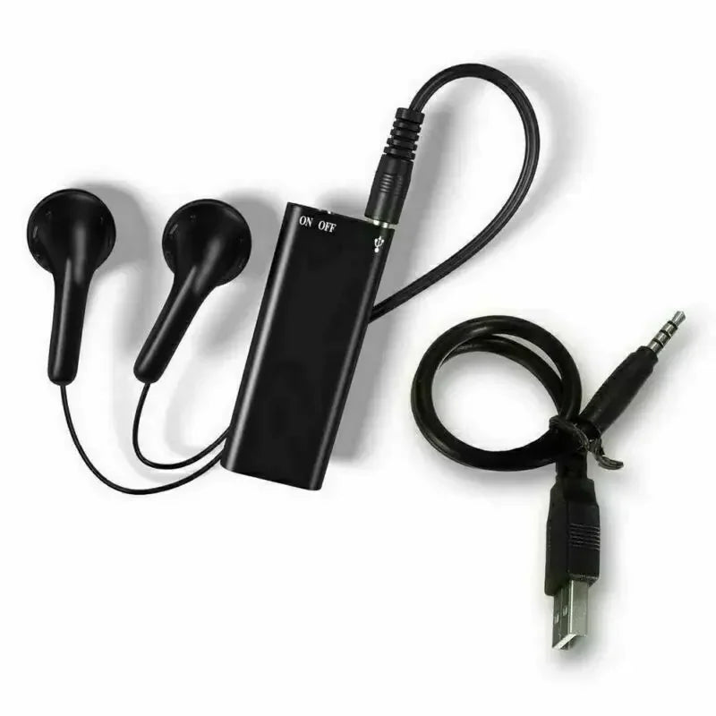 Mini Belro voice-activated recorder with compact design and built-in microphone for clear audio recording.