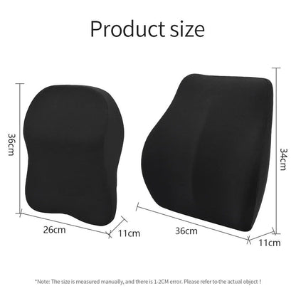 Belro car lumbar back support pillow designed for improved posture and comfort during driving.