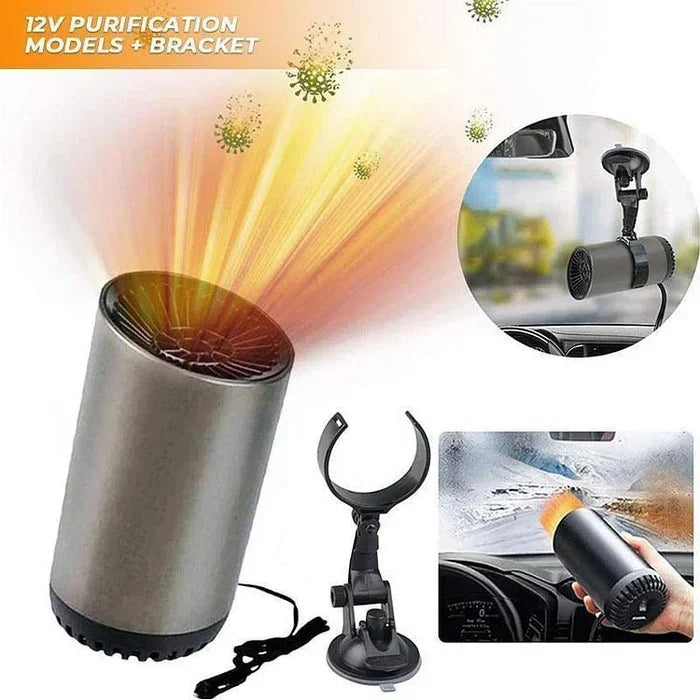 Belro cup-shaped car warm air blower with adjustable 360-degree rotation, fast heating and cooling for vehicle comfort.