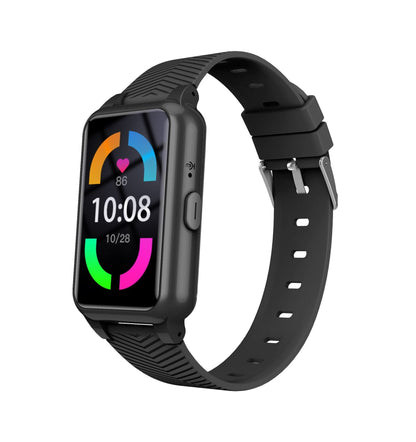 Mivoza senior smartwatch with fall detection, SOS call, 4G GPS, and IP67 waterproof design for safety and security.