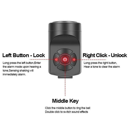 Belro motorcycle bike alarm with key fob and alert system, designed for motorcycle security and theft prevention.