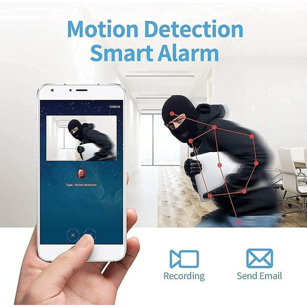 NordisHome compact wireless magnetic security camera with real-time audio and video streaming for surveillance.