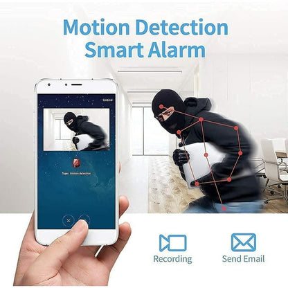 NordisHome compact wireless magnetic security camera with real-time audio and video streaming for surveillance.
