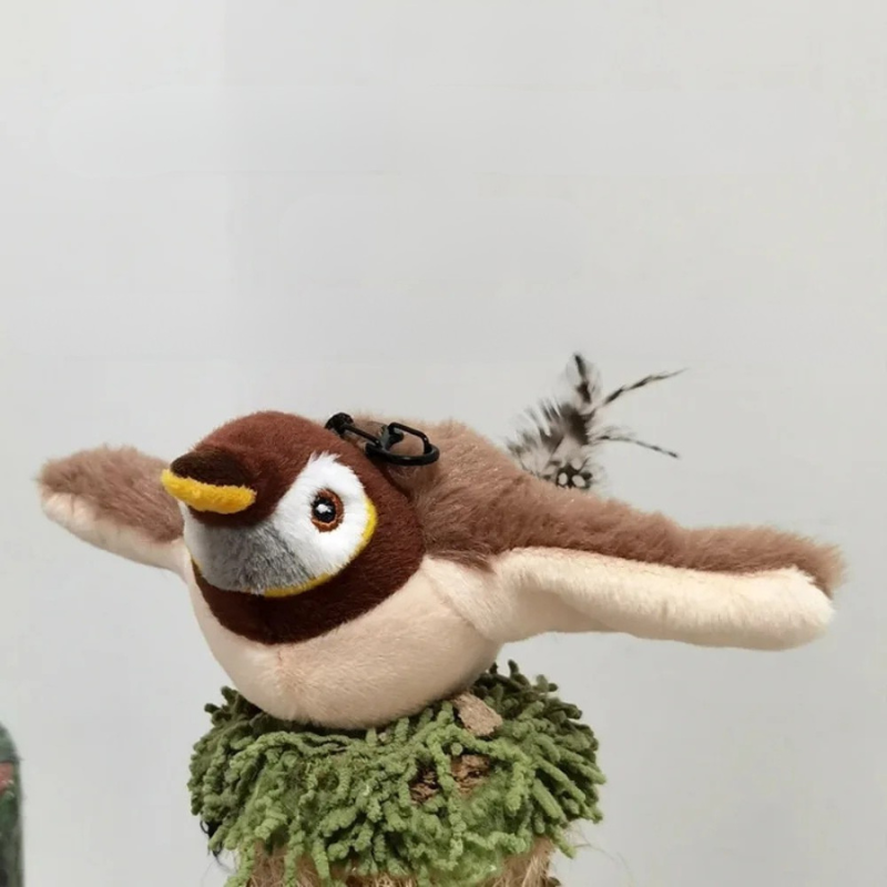 Belro Interactive Flapping Bird Cat Toy with colorful moving wings to entertain and engage cats during playtime.