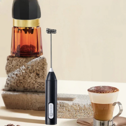 Belro electric milk frother for creamy hot or cold milk, perfect for coffee and latte drinks in kitchen and dining settings.