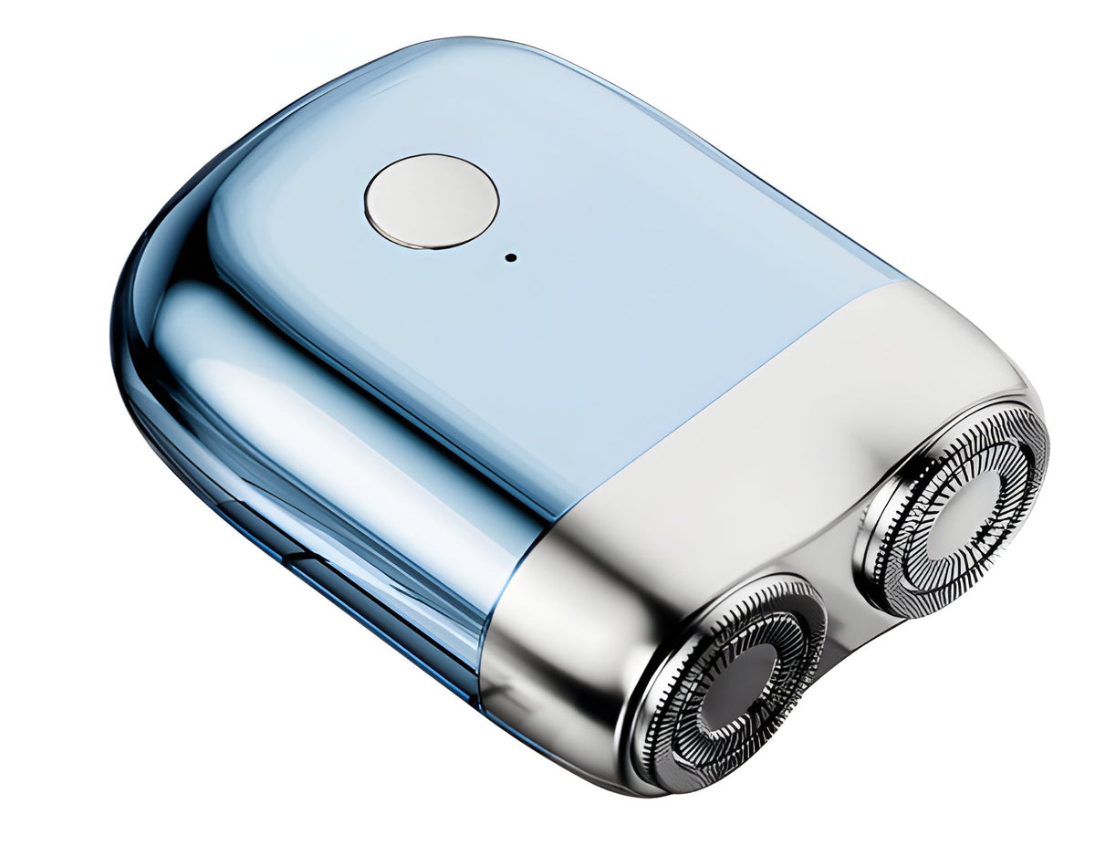 Mini Magnetic Men's Electric Shaver by Belro with compact design and stainless steel blades for personal grooming.