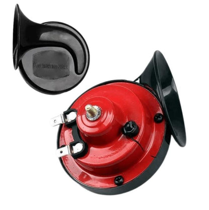 Belro powerful 300 decibel electronic horn with speaker and control switch, designed for loud sound alerts.