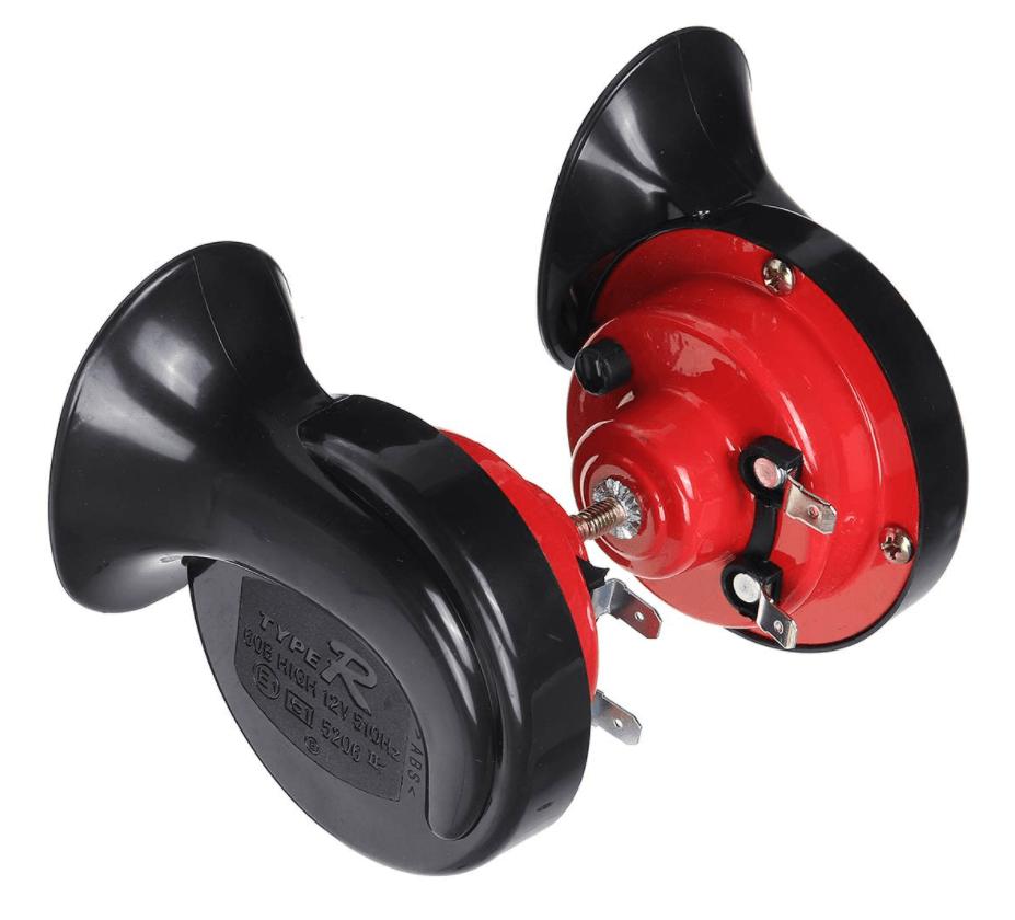 Belro powerful 300 decibel electronic horn with a compact design, suitable for loud audio signals and emergency use.