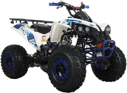 Casavibeo X-Pro 125cc all terrain vehicle ATV with front bumpers, showcasing rugged design and safety features