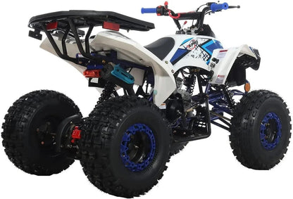 Casavibeo X-Pro 125cc all terrain vehicle ATV with front bumpers, rugged design for off-road adventure.