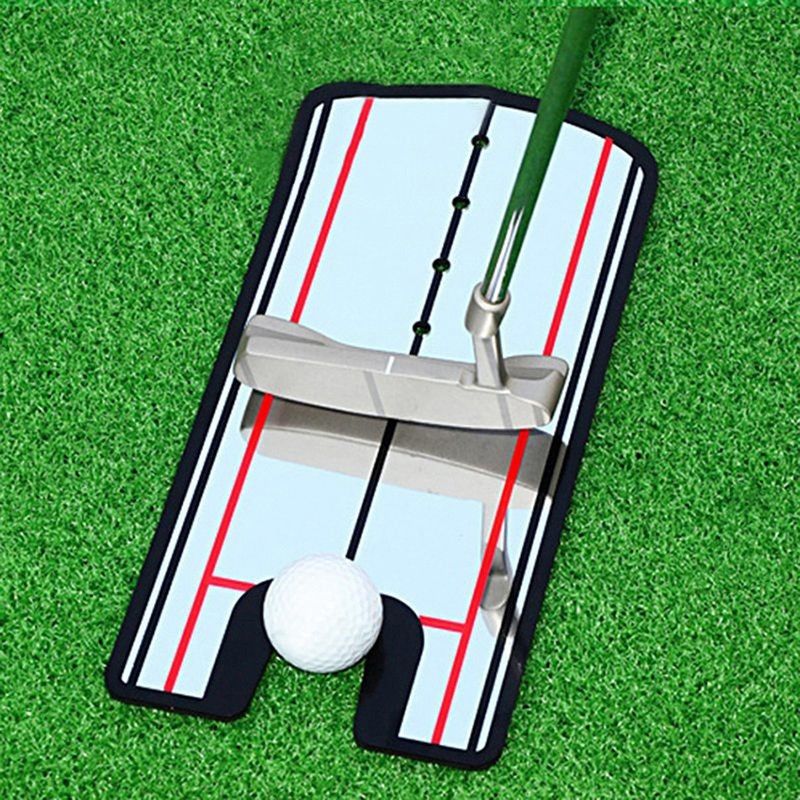 Belro golf putting mirror for home outdoor practice, featuring a reflective surface for improving putting accuracy and stance.
