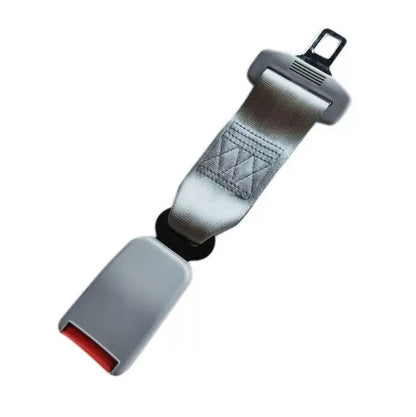 Gray Belro universal seat belt extender for car safety and comfort, designed for men to improve seat belt fit and convenience.