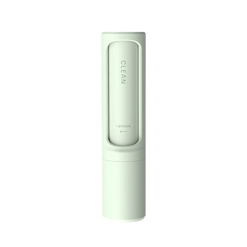 Green Belro reusable lint roller and pet hair remover brush for home and outdoor cleaning, with textured surface for easy hair removal.