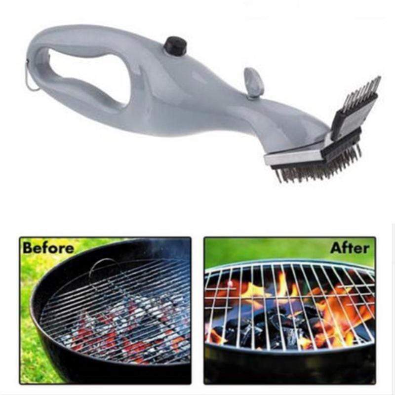 Belro stainless steel BBQ cleaning brush with ergonomic handle and bristles for efficient grill cleaning.