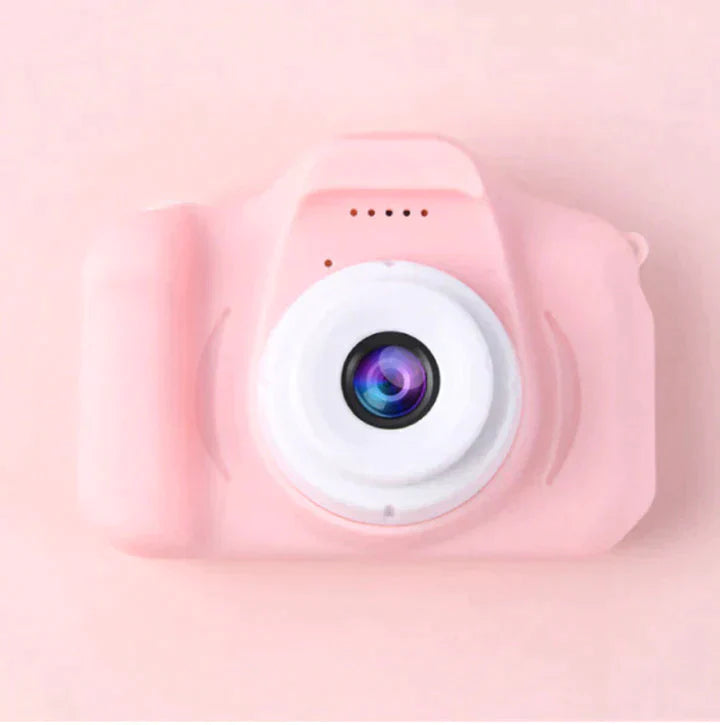 Belro digital film camera with free memory card, showing camera body with lens and digital display, ready for phone transfer.
