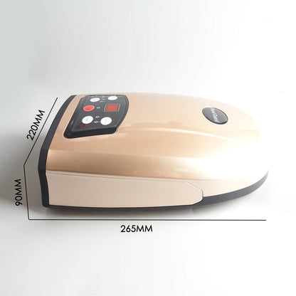 Belro heated hand massager for arthritis, physiotherapy device with air compression and palm finger massage therapy.