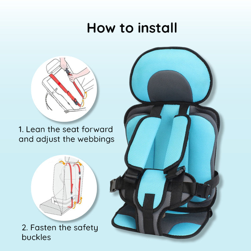 Belro child protection car cushion seat for sports and outdoor travel, featuring adjustable straps and ergonomic design.