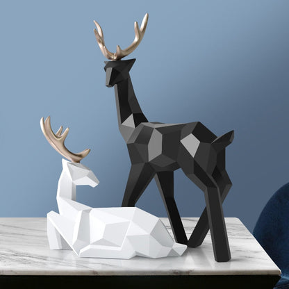 Belro stag figures sculpture for home and garden decor, featuring detailed craftsmanship and a natural animal appearance.