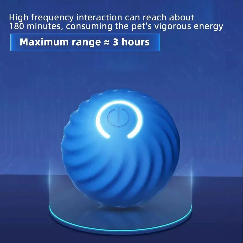 Belro Active Rolling Ball anti-anxiety toy for cats, automatic moving pet toy to keep cats engaged and entertained.