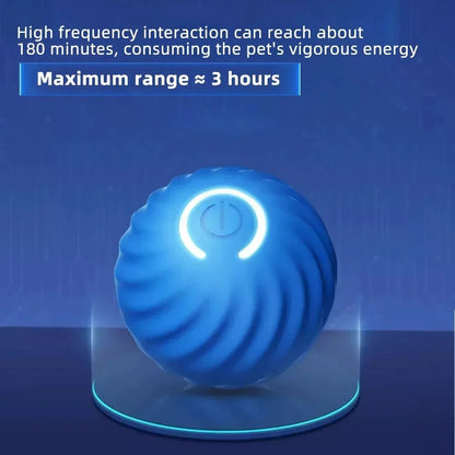 Belro Active Rolling Ball anti-anxiety toy for cats, automatic moving pet toy to keep cats engaged and entertained.