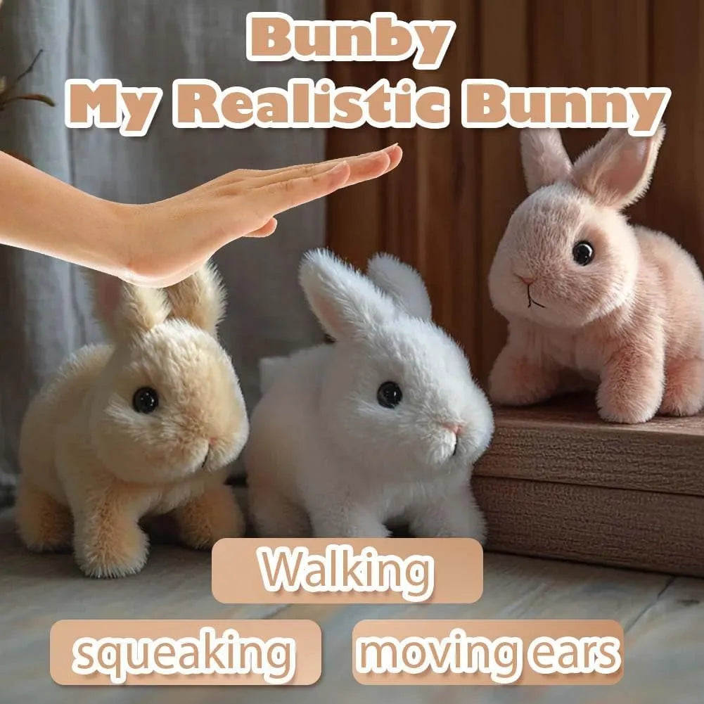 Belro Bunny Toy for cats, soft plush pet toy with bunny shape, ideal for feline play and enrichment.