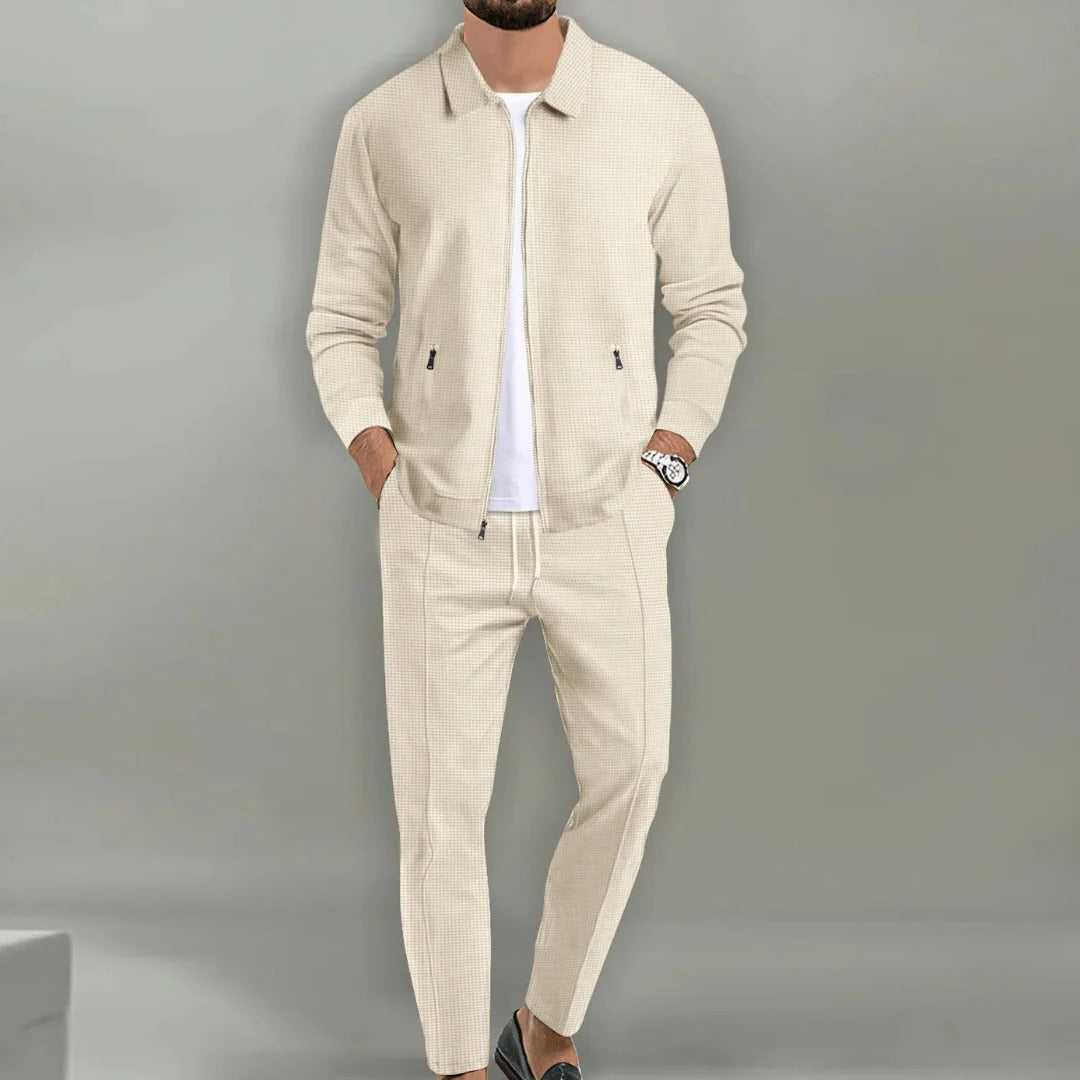 Men's casual clothing set by Belro, featuring a stylish shirt and pants, ideal for everyday wear and comfort.