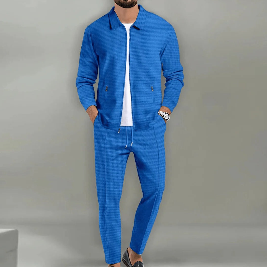 Men's casual clothing set by Belro featuring a comfortable shirt and pants, ideal for everyday wear.
