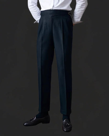 Belro men's high-quality trousers in classic style, featuring a tailored fit and neutral color, suitable for casual or formal wear.