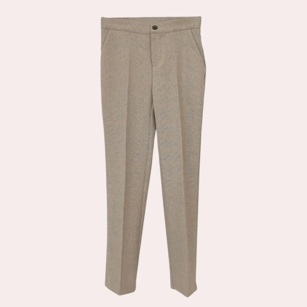Elegant 3-piece ladies set by Belro featuring stylish pants, suitable for casual or formal wear.