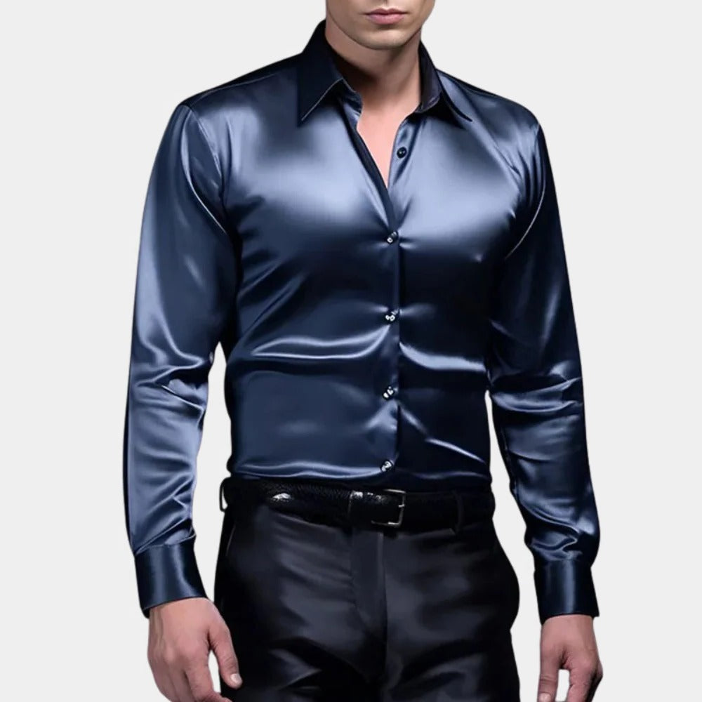 Men's Belro business style shirt, tailored fit, with classic collar and button front, suitable for professional or formal wear.