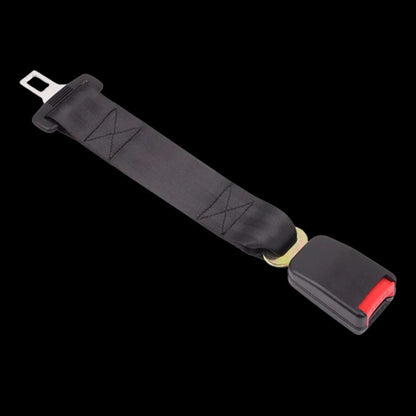 Belro safety belt extender for sports and outdoor use, showing the extension strap with metal buckle and secure fastening.