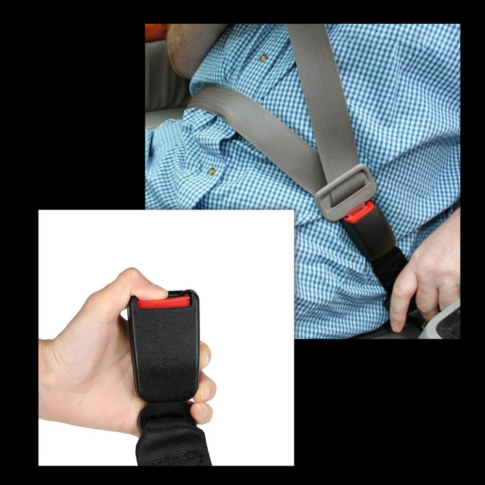Belro safety belt extender for sports and outdoor use, showing the sturdy extension with secure clasp and durable strap.