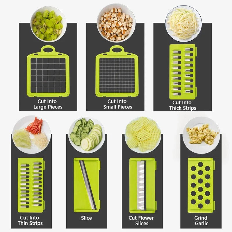 Belro multifunctional vegetable chopper with stainless steel blades and ergonomic handle for easy kitchen prep.