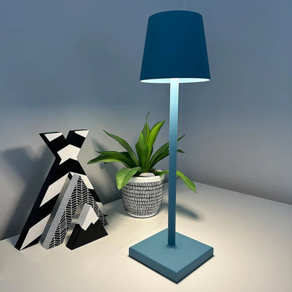 Modern Belro cordless table lamp with sleek contemporary design, LED light, and smooth finish, ideal for desk or bedside use.
