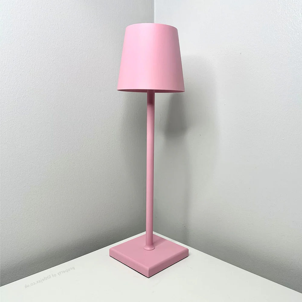 Belro contemporary cordless modern table lamp with sleek design and soft lighting, ideal for desks and modern interiors.