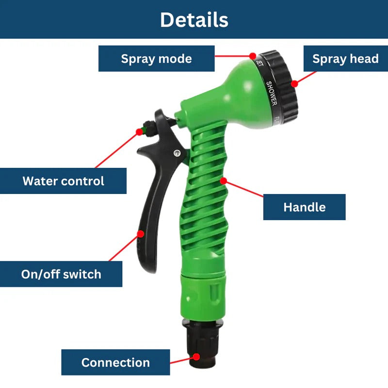 Flexible Belro Garden Hose Flexy with textured grip and durable design for outdoor watering and gardening tasks.