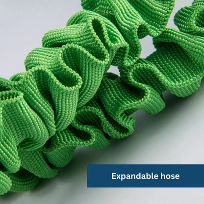 Flexible garden hose by Belro with a durable exterior, ideal for outdoor watering and gardening tasks.