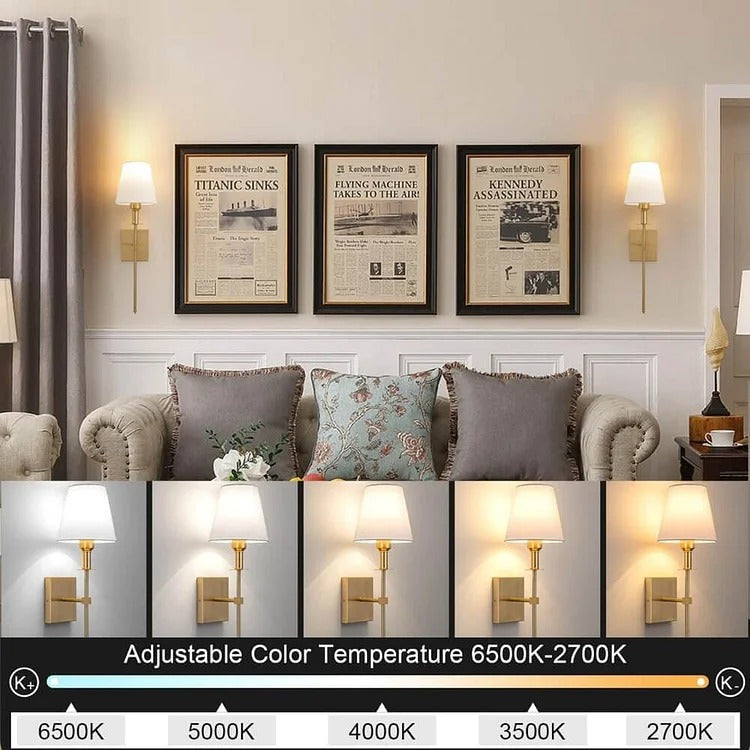 Belro rechargeable wireless wall light set with two battery-powered outdoor lights for home, patio, and garden illumination.