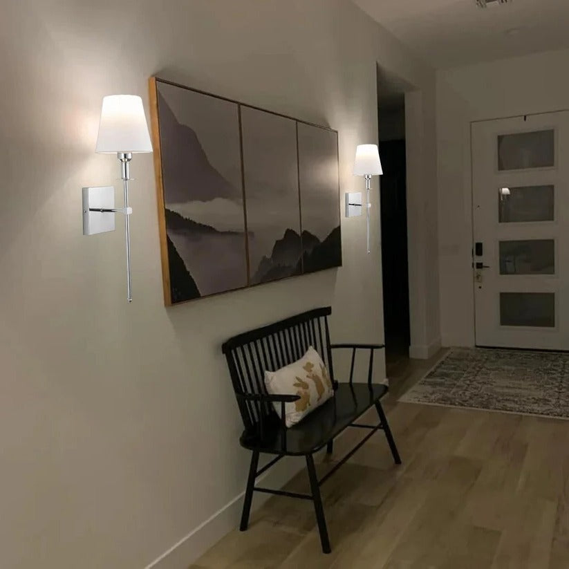 Belro rechargeable wireless wall light set with two battery-powered indoor and outdoor lights for home, patio, and garden.