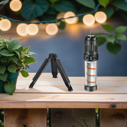 Belro outdoor mosquito repellent lantern with integrated camping light, compact electronic lantern for outdoor activities and mosquito protection.