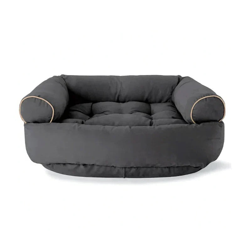 Belro dog sofa with plush cushioning and soft fabric, perfect for comfortable pet lounging in home and garden furniture.