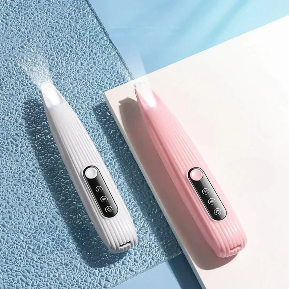 Belro Pet Paw and Fur Trimmer accessory showing a compact grooming tool with blades and handle for pet hair trimming.