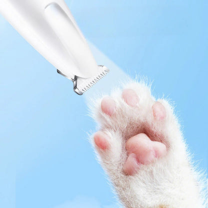 Belro Pet Paw and Fur Trimmer accessory with blade and handle, designed for grooming pets' paws and fur.
