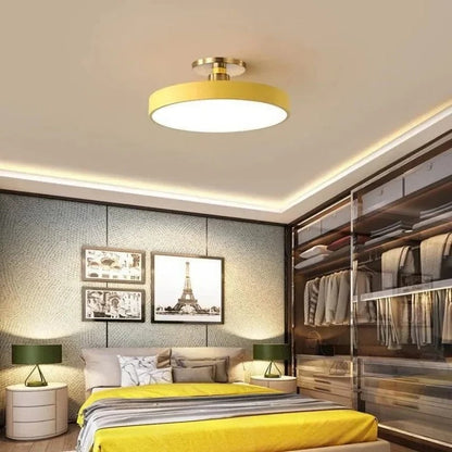 Belro LED ceiling light mounted outdoors, providing bright illumination for home and garden spaces.