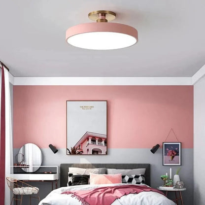 Belro LED ceiling light mounted outdoors, providing bright illumination for home and garden spaces.