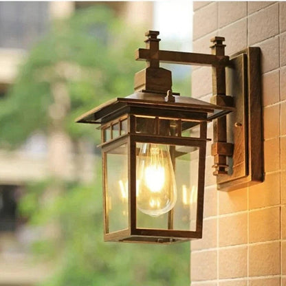 Belro outdoor wall light mounted on exterior wall, energy-efficient outdoor lighting fixture for home and garden illumination