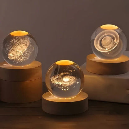 Belro Sphere Lamp, modern electronic night light with a sleek spherical design, ideal for ambient lighting in bedrooms or living spaces.