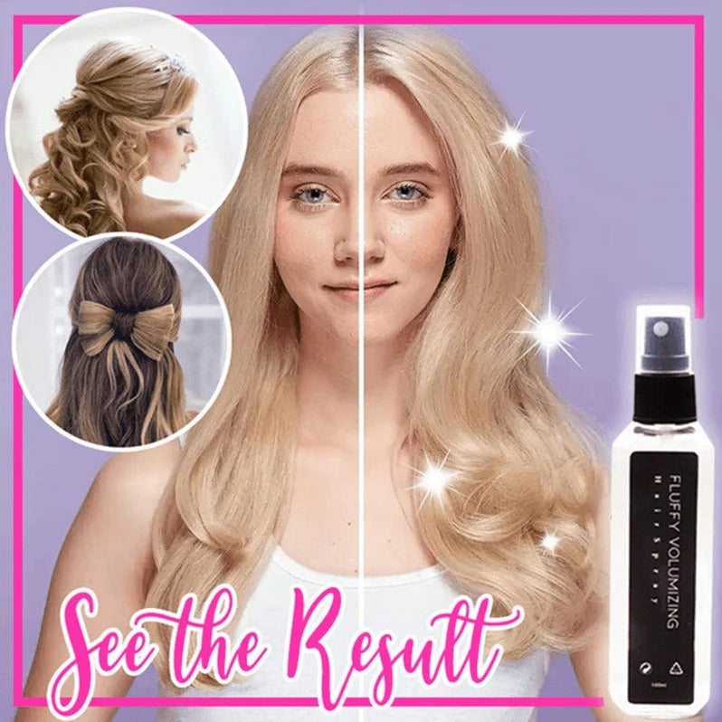 Belro Hair Thickening Spray bottle in a beauty care setting, showcasing the product for healthy, voluminous hair.